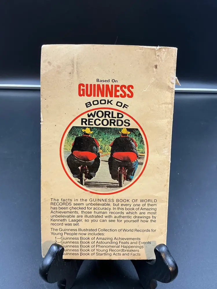 1975 Guinness Book of Amazing Achievements, 96 pages
