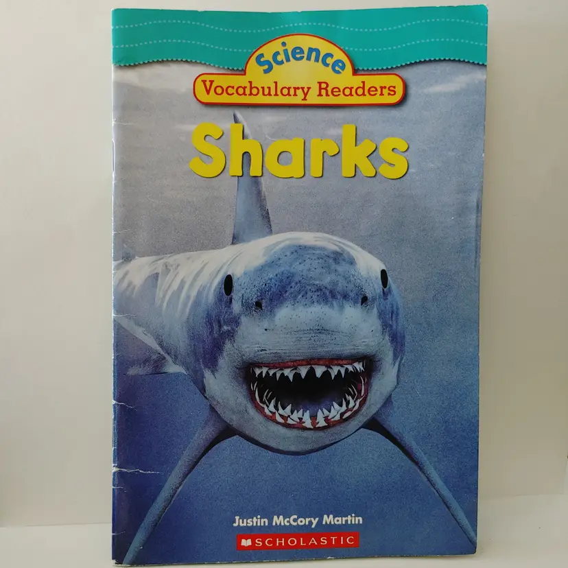 Sharks by Justin McCory Martin. Pre-owned paperback.