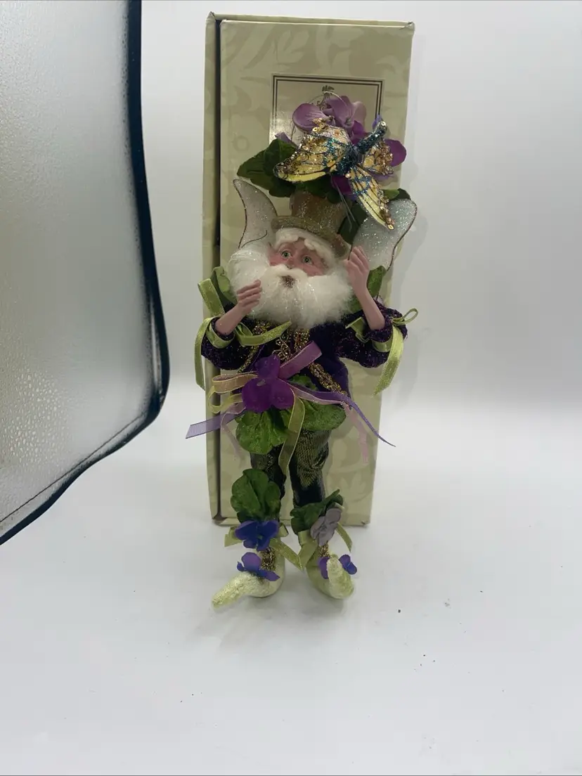 Mark Roberts African Violet Fairy with original Box Ltd. Ed. 11” Tall RARE!