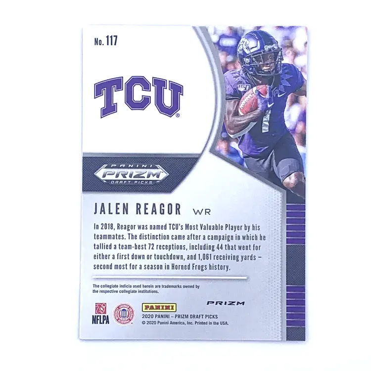 2020 Prizm Draft Picks Pink Pulsar Jalen Reagor Eagles RC Rookie
