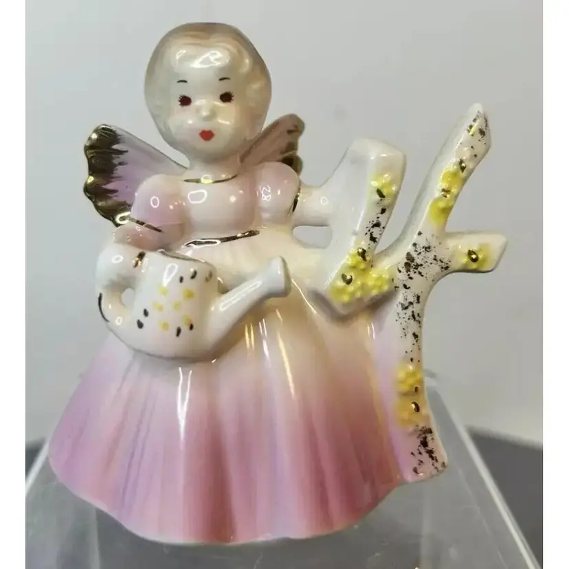 Vintage Josef Originals 4th Birthday Angel Girl Figurine