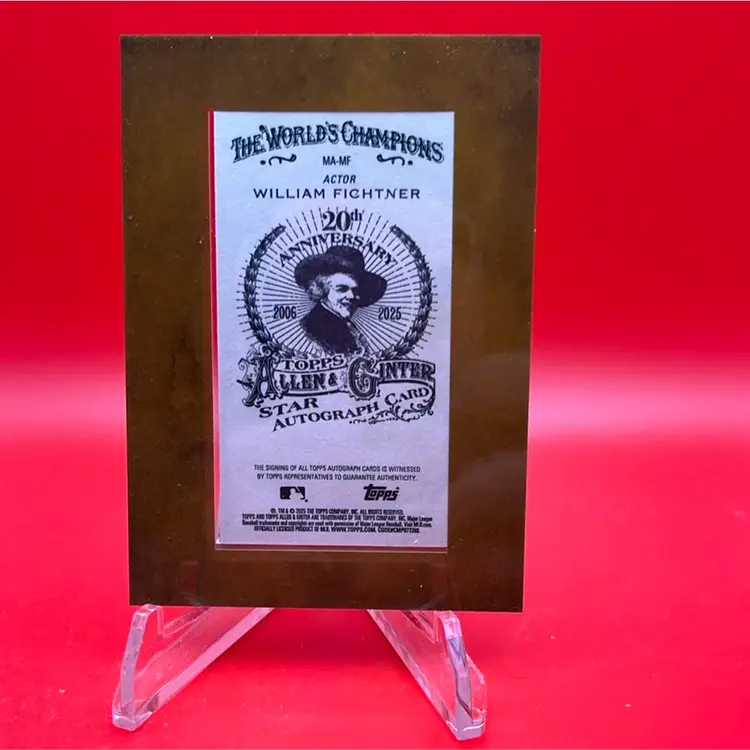 William Fichtner 2025 Topps Allen & Ginter Mini Framed Auto Actor