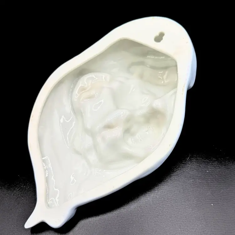 Vintage Madonna Child Porcelain Wall Art Mary Baby Jesus Holy Religious Decor