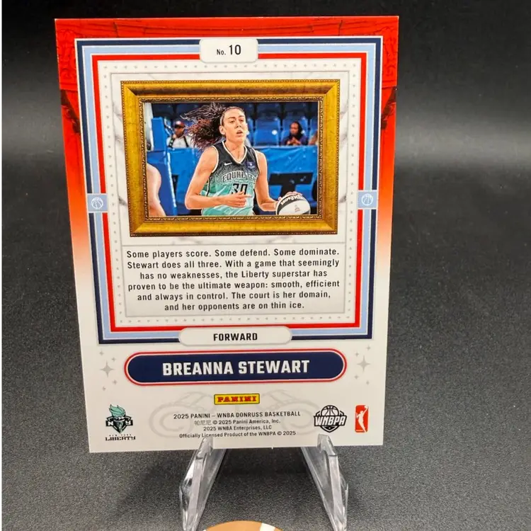 Breanna Stewart Franchise Features #/75 2025 Donruss WNBA New York Liberty