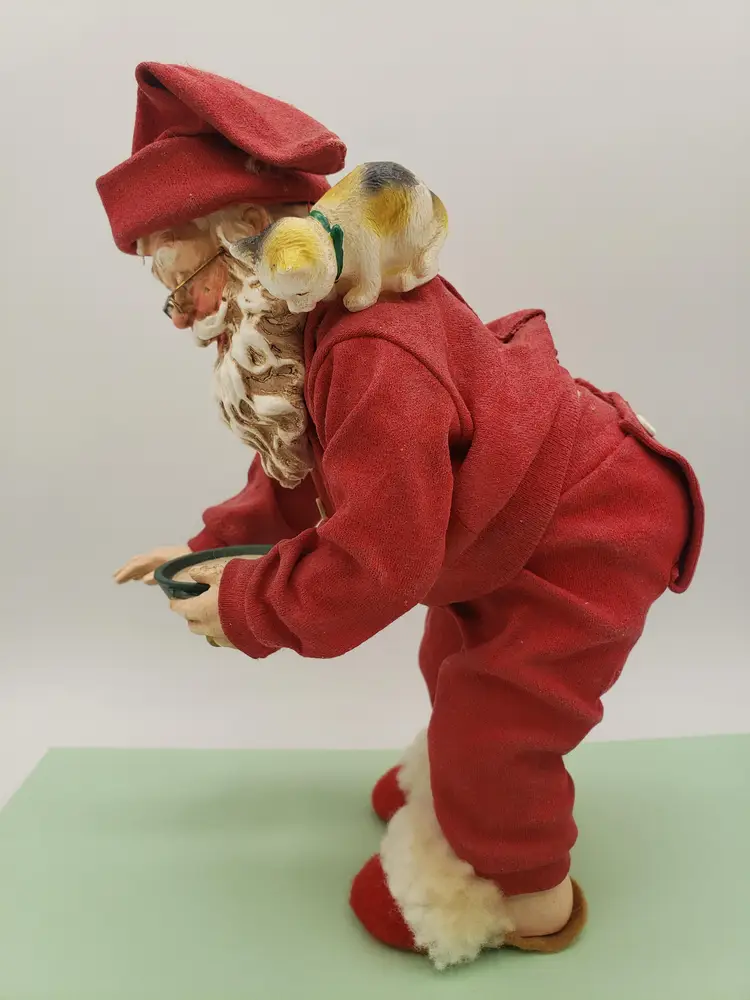Vintage Kurt Adler Fabriche Santa KSA Collectibles Here Kitty W1618 M Rothenberg. Hard to find KSA Collectibles Kurt S. Adler Inc Fabriche