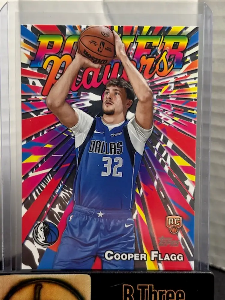 COOPER FLAGG 2025 Topps #PP16 Power Players RC Holo Foil Dallas Mavericks
