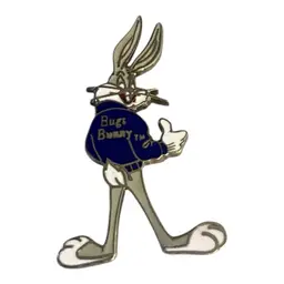 Vintage 1994 Bugs Bunny Enamel Tac Pin