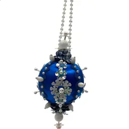 Handmade By Me Sequin & Bead Ornament