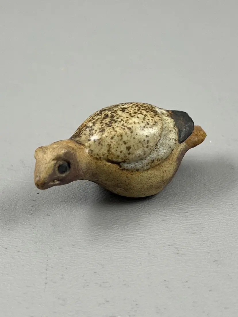 Vintage Tremar UK Potteries Baby Bird Figurine Miniature 2" Liskeard Cornwall