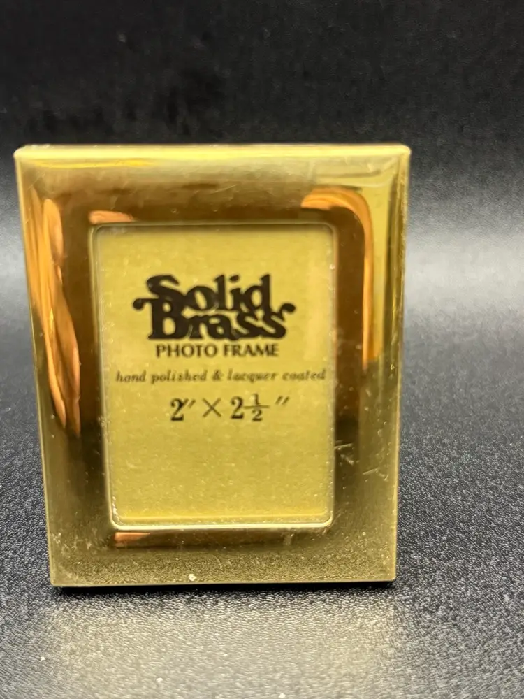 Collection of Vintage Mini Brass Frames