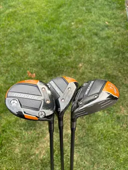 Callaway Mavrik Max Fairway Wood Set (3W, 5W, Heavenwood) – UST Mamiya Shafts right handed