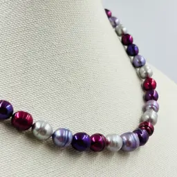 Honora Freshwater Cultured Pearl Necklace Sterling Clasp