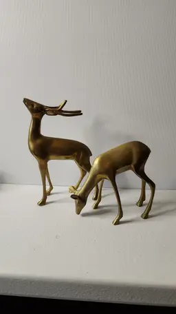 BRASS DEER SET #1