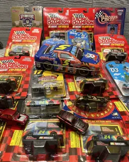 Vintage 1990s NASCAR Racing Model Cars New Old Stock Lot of 25 Plus 2 Freebies