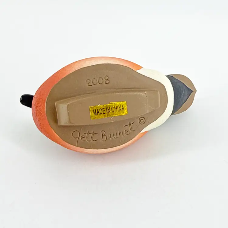 Jett Brunet Ducks Unlimited American Wigeon 2008 Miniature Decoy