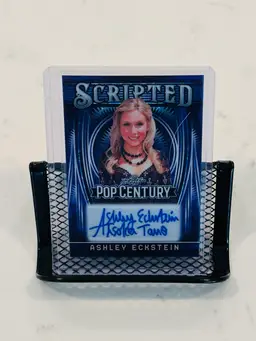 2025 Pop Century Ashley Eckstein Scripted Blue Platinum Kaleidoscope Auto /4