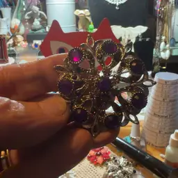 Purple Brooch