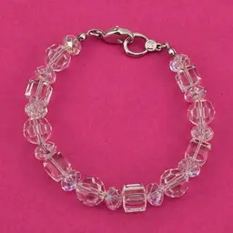 Swarovski brand crystal bead bracelet 7.5 inch