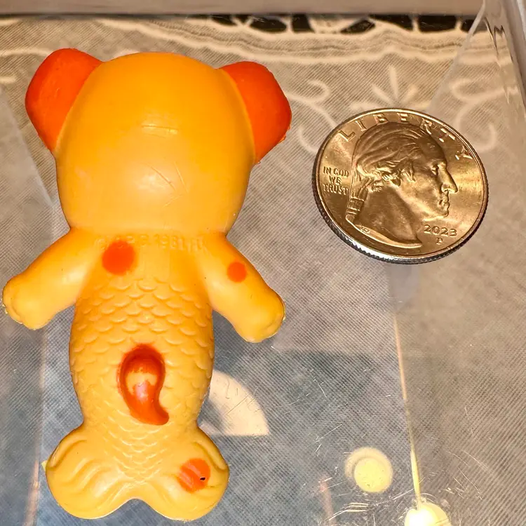 Sea Wees 1981 Tropigals Dubloon Dog Mermaid 2.25” PVC Mini Figure