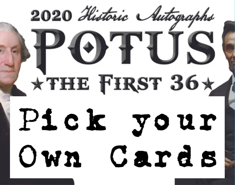 POTUS The First 36 - Pick your Own Cards #HA