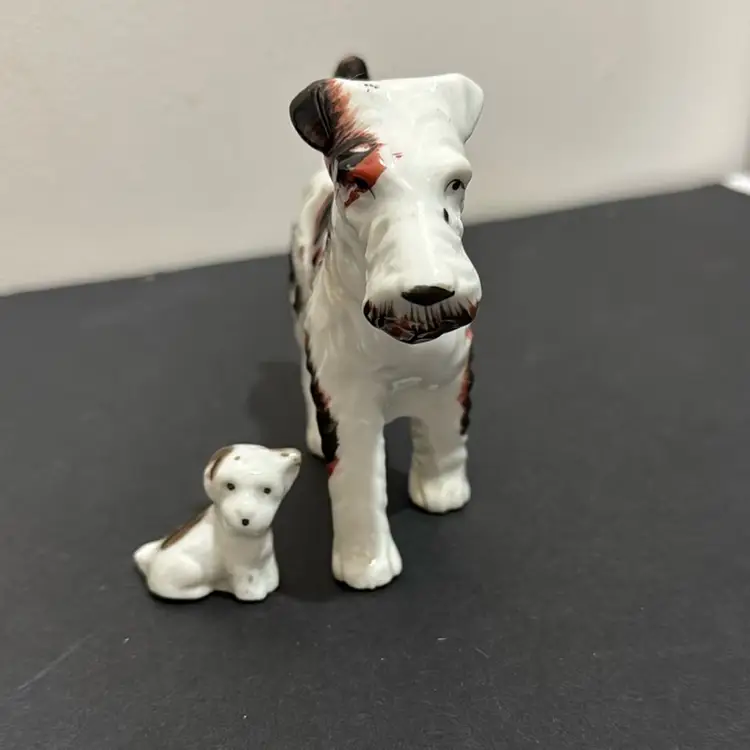 Mom And Pup Figurines