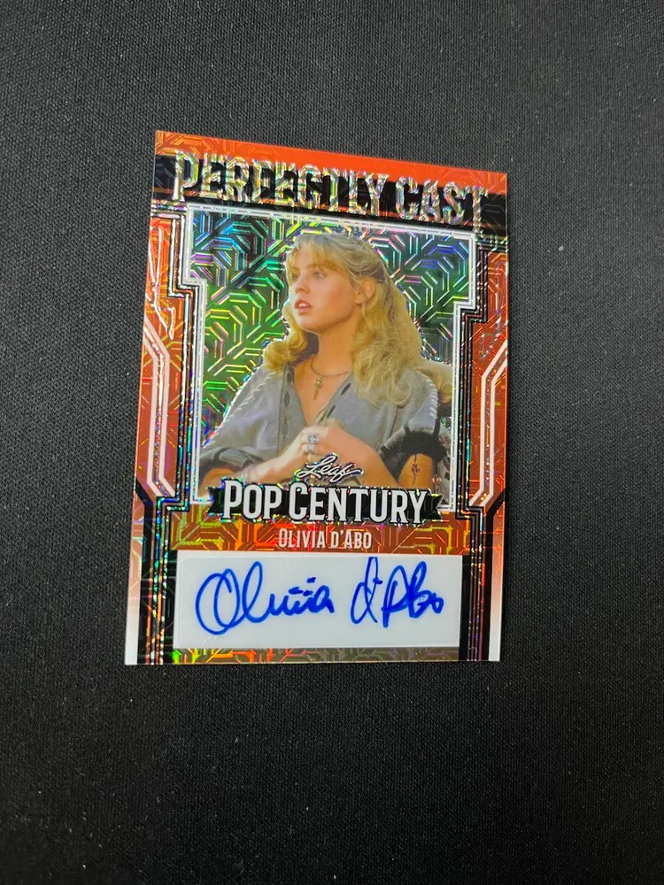 2023 Leaf Pop Century OLIVIA D'ABO Perfectly Cast Auto 1/1 - Conan the Destroyer