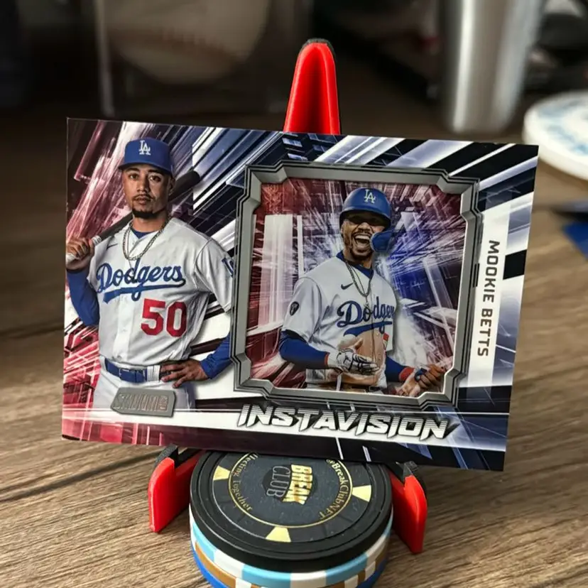 Mookie Betts 2023 Stadium Club Instavision Los Angeles Dodgers