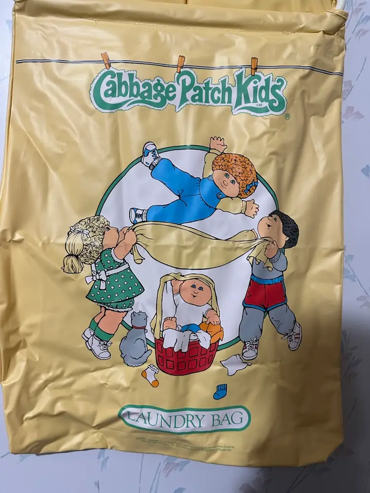 VTG 1985 Cabbage Patch Laundry Bag 38” Tall