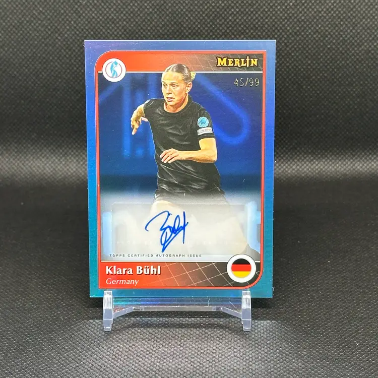 Klara Buhl Auto /99 2025 Topps Merlin Euros Autograph - Germany