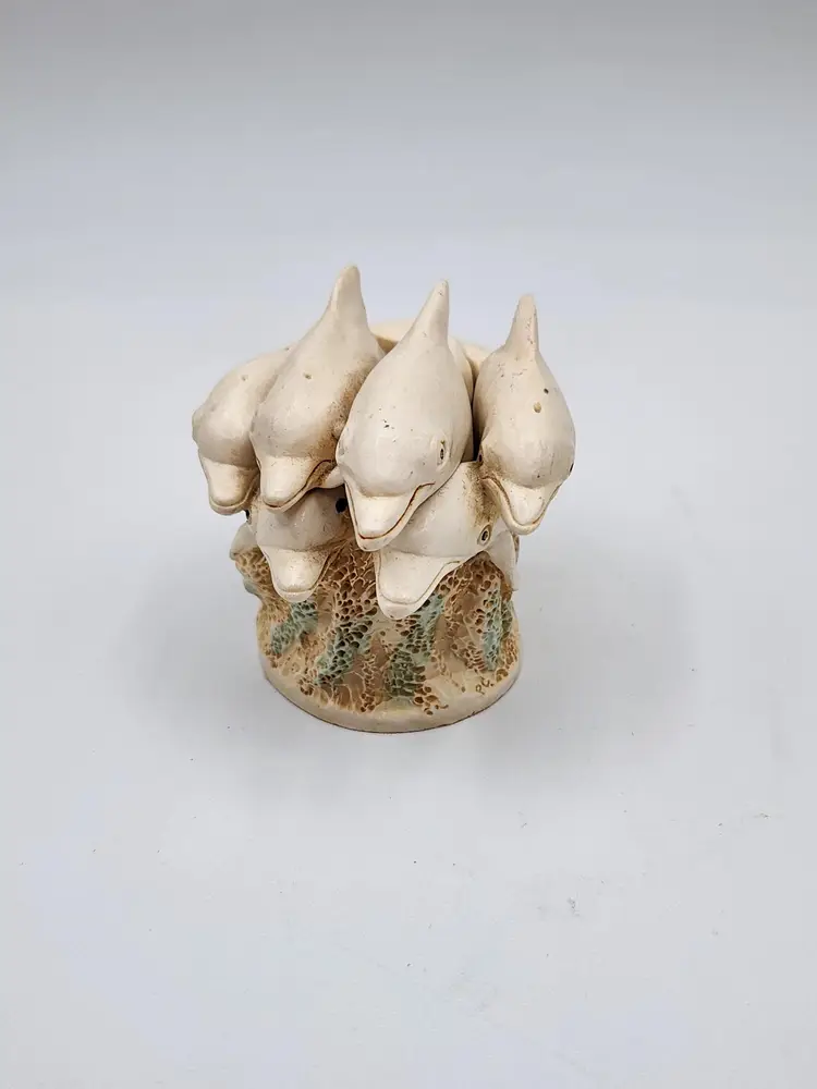 Harmony Kingdom Dolphins Sunday Swim Jar