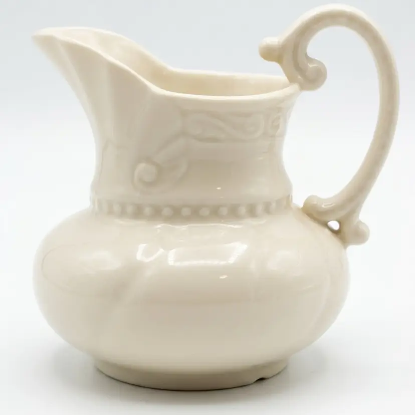 Lenox Vintage Ivory Porcelain Creamer 3.5 Inches