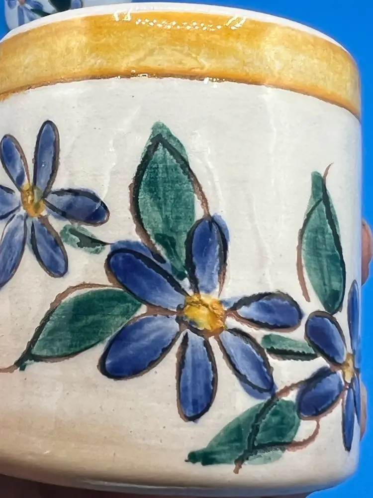 Vintage Stangl Pottery Garden Flower Salt & Pepper Shakers