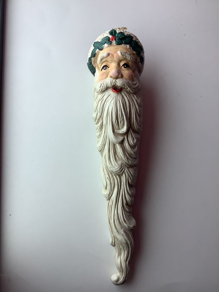 Vintage Santa Wall Pocket Ceramic