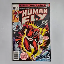 The Human Fly, #1 , Marvel Comic Newsstand Sept. 1977 1st  Issue Spider-Man App.