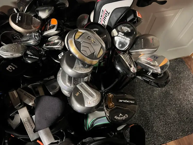 Hybrids And Woods As Shown