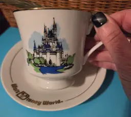 Vintage Walt Disney World Cinderella's Castle Teacup & Saucer