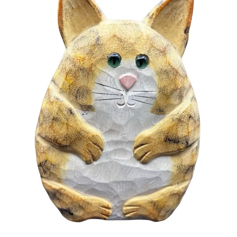James Haddon 8” Wooden Cat