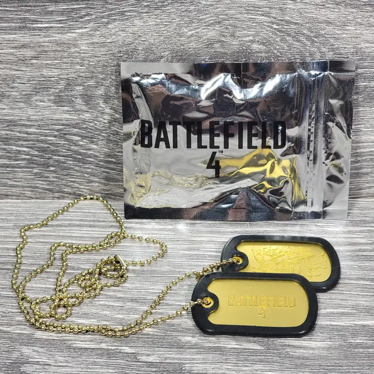 Battlefield 4 Gold Dog Tags Promo Item