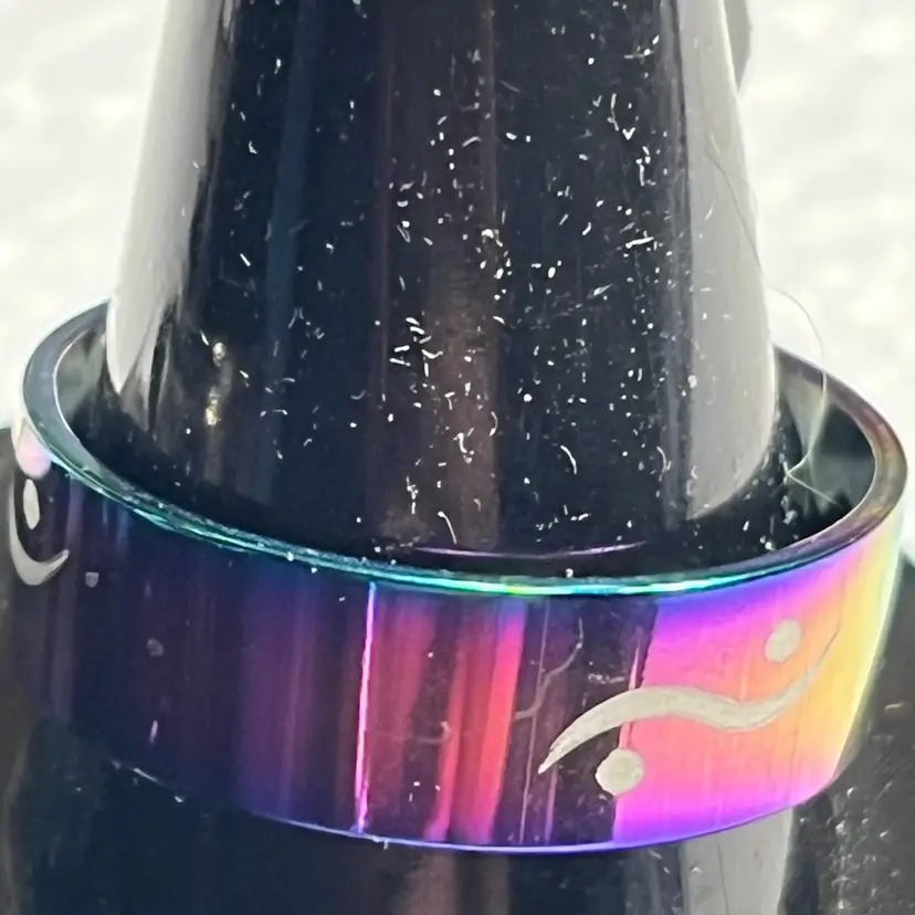 Stainless Steel Ring As Pictured Size 11.5