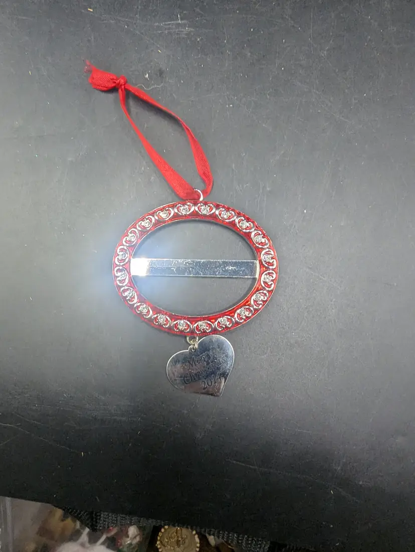 Harvey Lewis 2014 Swarovski Gemmed Picture Frame Ornament