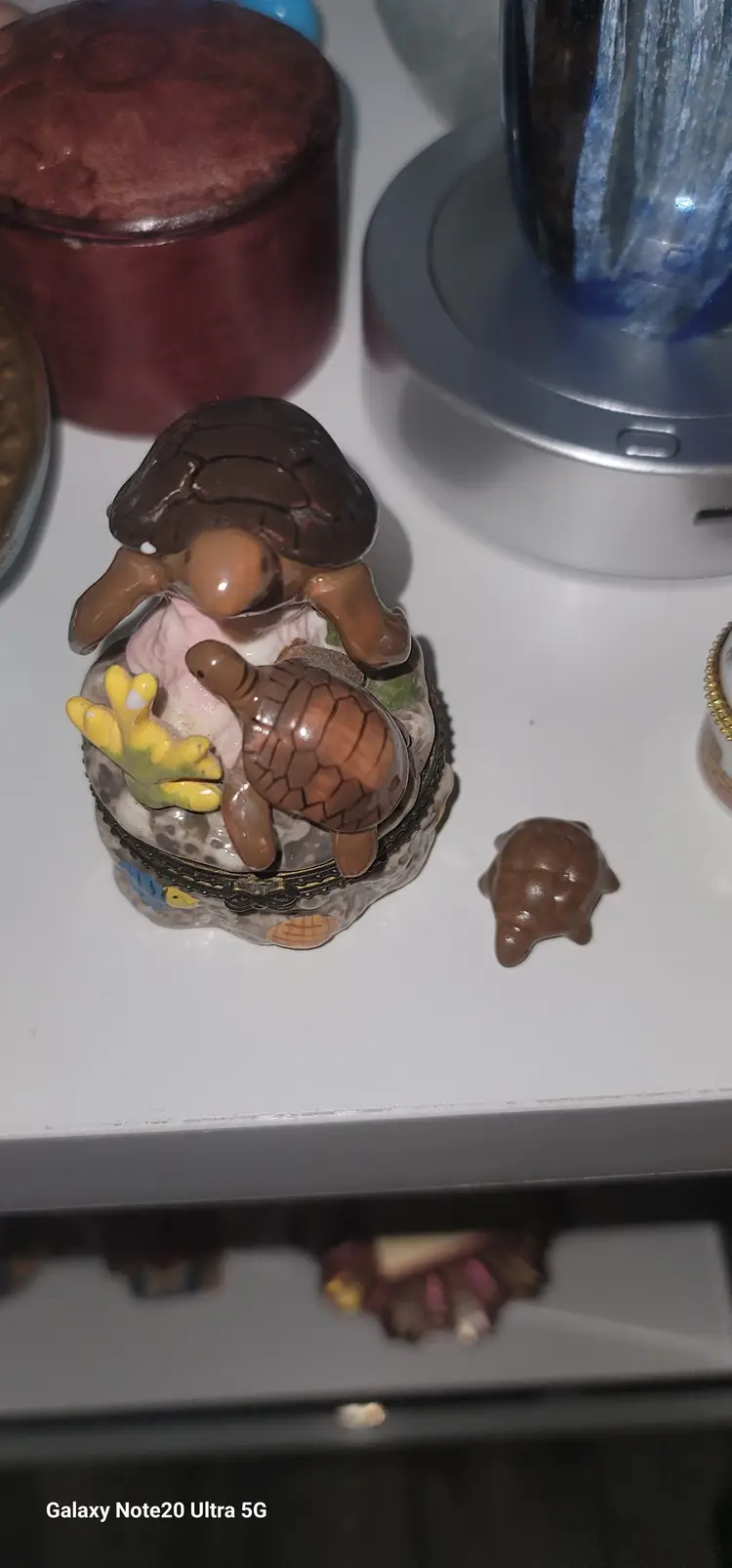 Ocean turtles trinket box