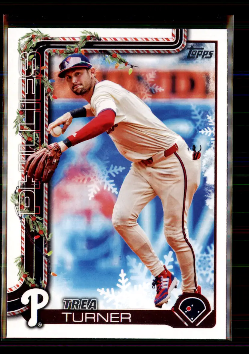 Trea Turner 2025 Topps Walmart Holiday #H90 - (135) - Philadelphia Phillies