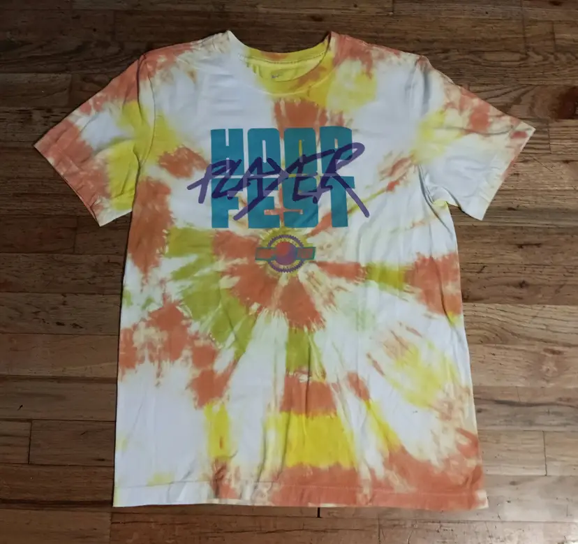 Nike Hoop Fest Player tie dye t-shirt 3 on 3 basketball hoops nba sports