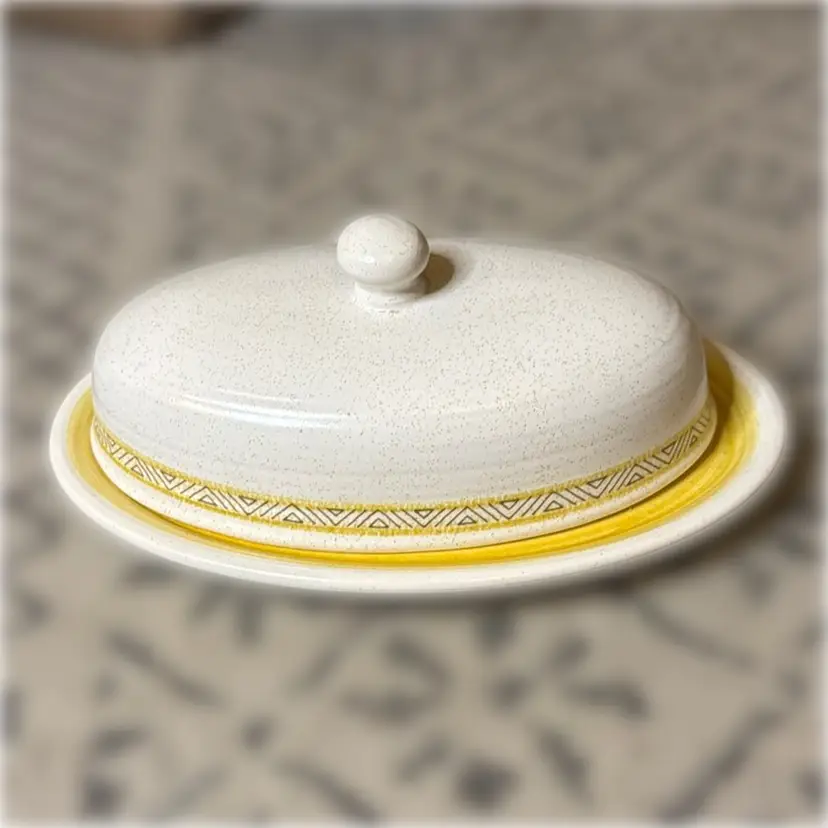 Franciscan Hacienda Gold Covered Butter Dish