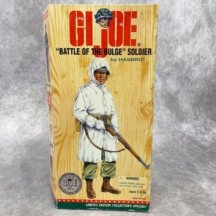 G.I. JOE Battle of The Bulge Soldier African American Limited Edition Hasbro 96