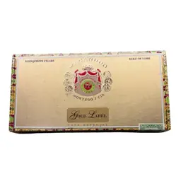 Vintage MACANUDO MONTEGO Y CIA Empty Cigar Wooden Box Dominican Republic