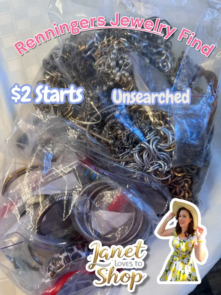 Huge Unsearched Jewelry Bag From Renningers! $2 Starts!