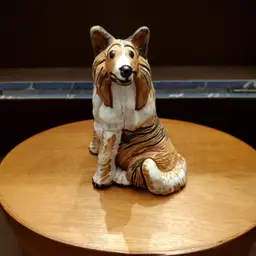 Casals pottery collie dog