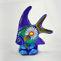 Mexican Folk Art Pottery Tropical Fish