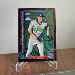 Nick Mitchell (Cleveland Guardians) 2025 Topps Pro Debut Chrome Black Wave Refractor /10 Lynchburg Hillcats Uniform